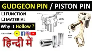 Piston Pin || Gudgeon Pin || Wrist Pin