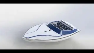 Boat hull - Loft- Exercise 8- SOLIDWORKS