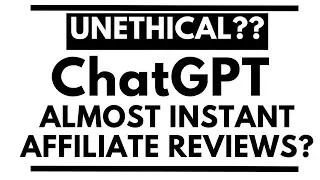 ChatGPT: EASIEST & FASTEST Affiliate Content