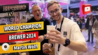 World Brewers Cup Champion 2024 Martin Wölfl mit der Mazzer ZM Plus