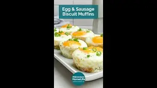Sausage Egg and Cheese Biscuit Muffins