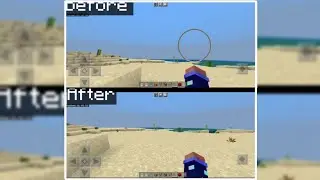 How to remove touch circle in Minecraft PE