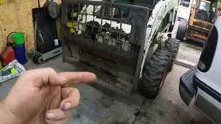 Skidsteer pallet fork modification #upgrade