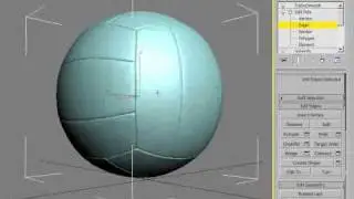 3dsmax Tutorial  for beginners volleyball modeling