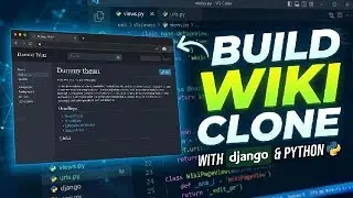 Wikipedia Clone - Full Django Wiki Project