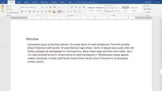 Creating an automatic table of contents in Word
