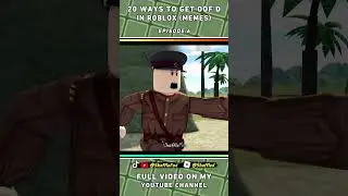 #shorts || 20 WAYS TO GET OOF'D IN ROBLOX V6 (MEMES)