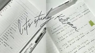 It’s your day off work and you decide to be productive | relaxing study vlog 📚🇰🇷