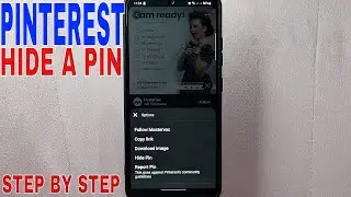 ✅ How To Hide A Pin On Pinterest🔴