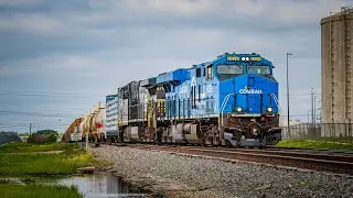 First Trains Of 2024! (Ft. AMTK 164 & NS 8098)