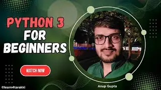 Python 3 for Beginners | Python Tutorial | Python Crash Course