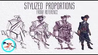 Stylized Proportions (the simple way) - RefWed 09