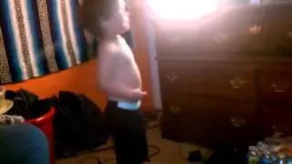 Hunter dancing to the theme too Dallas.