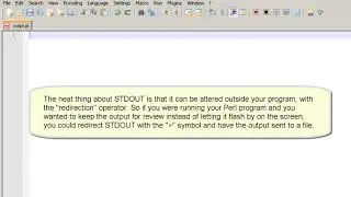 Perl tutorial: Input, Output and Files (Lesson 4)