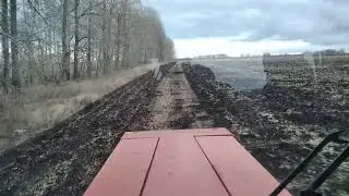 17ноября.Крайние гектары на нашем отделении. Кировцы в поле.