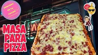 Como Hacer masa para pizza casera / italiana