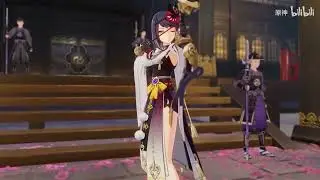 Kujou Sara Character Demo All Languages Japanese,Chinese,English, Korean Genshin Impact