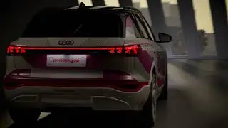 Audi Q6 e-tron prototype – Digital OLED rear lights