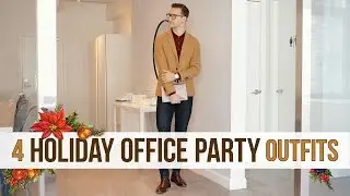 4 Outfits for An Office Holiday Party | Men’s Fashion | Men's Fall/Winter Lookbook