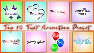 Top 10 text preset alight motion | Text preset alight motion | alight motion presets
