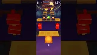 Rolling Sky - Temple Fair (Bonus Level 40) | With Fireworks Route