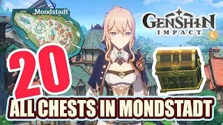 ALL CHESTS IN MONDSTADT CITY | ULTIMATE CHEST GUIDE #1 【 Genshin Impact 】