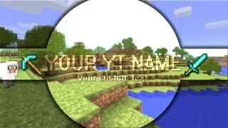 Custom Minecraft Channel Banner for new YouTube + Download Speedart 