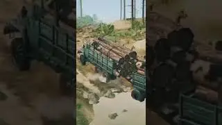 Truck Tua Melewati Jalan rusak #shorts #mudrunner #truck #jalanrusakparah #gameplay