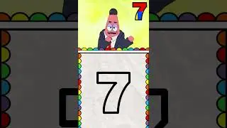 Painting 7 number coloring puzzle game | Gummigoo - Smiling Critters 