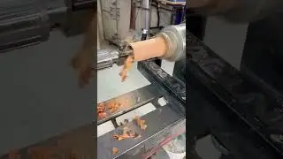 Hard to beat a sharp Forstner bit punching a hole in cherry end grain 