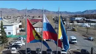 Село Самагалдай (Самагалтай). Samagalday. 05/01/2023г. Республика Тыва. Republic of Tuva.