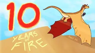 ☀️10 YEARS OF FIRE☀️Wings of Fire MAP Part 34 [Sunny and Thorn]
