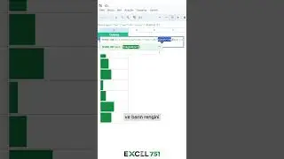 Sheets - Hücrenin İçine Grafik Ekleme Formülü (SPARKLINE) | EXCEL 751  #excel751 #excel