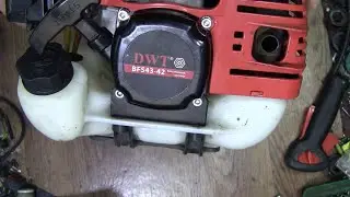 Ремонт бензокосы DWT BFS 43-42 (замена коленвала) short