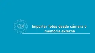11- Importar fotos desde cámara o memoria externa | Lightroom Classic 2024