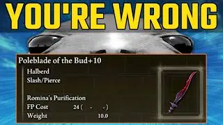 ELDEN RING COMMUNITY IS WRONG ABOUT POLEBLADE OF THE BUD AND HERE'S WHY