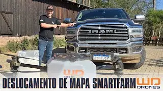 Ponto de calibração - Tutorial e atualizações do SmartFarm sobre o deslocamento de mapa