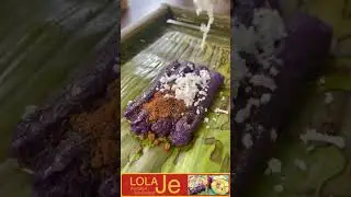 Lola Je bibingka and Puto Bumbong