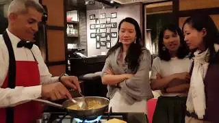 Crepe Suzette at Relais De Paris