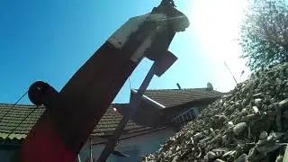 Homemade wood chipper with a conveyor, part 1