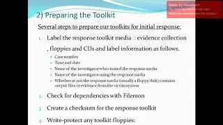 computer forensics:Initial Response & Volatile Data Collection from Windows system
