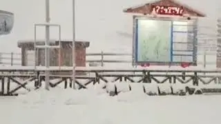 Снег на шымбулаке 24.09.2018