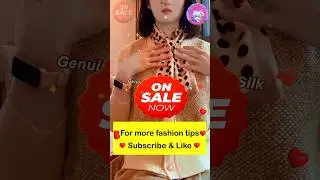 How to Tie Wear & Style 6in x 60in (15cm x150cm) Long Silk Scarf Tips #34 4k #Shorts