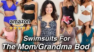 BEST SWIMWEAR for WOMEN OVER 40 / Amazon Swimsuit Haul