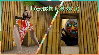 Granny V1.8 Beach ⛱️ Resort Mod | Sewer Escape Full Gameplay