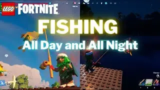 Fishing all day and all night Lego Fortnite  #legofortnite #lego #sarayut2001
