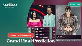 Eurovision 2022 - Grand Final Prediction - Scoreboard (Part 2/3)