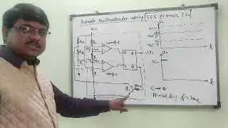Stable multivibrator using 555 timer IC