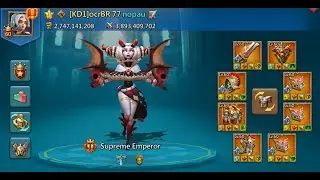 ocrBR 77 DOMINATING EMPEROR! Pure Action gameplay - Lords Mobile