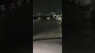 ❗️Xırdalanda güclü yağışdan sonra gölməçələr yaranıb.